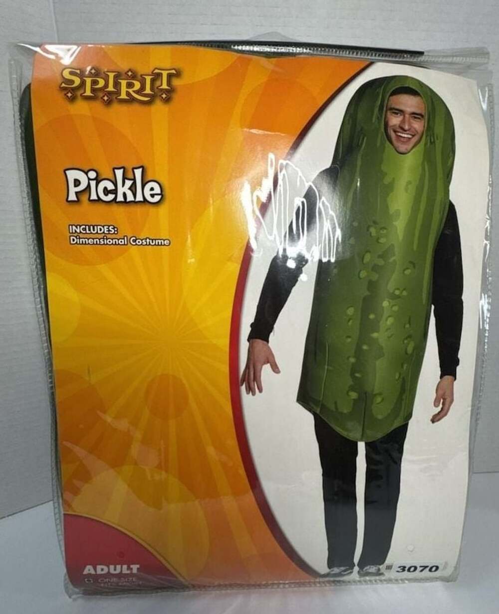 Spirit Halloween Adult Pickle Costume - One Size Fits Most